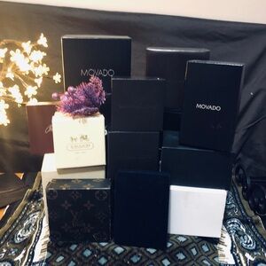 Collection of 14 Brand Packaging Boxes